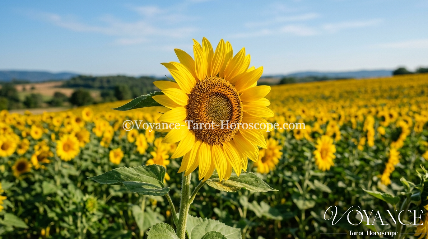 Les vertus ésotériques du tournesol : fleur solaire de la joie, de la loyauté et de la vitalité. Symbolique, usages en magie verte et rituel de lumière.
